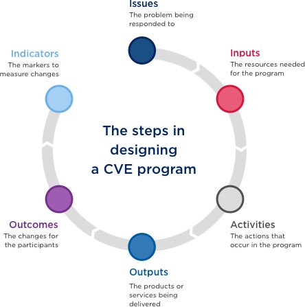 The steps in designing a CVE program